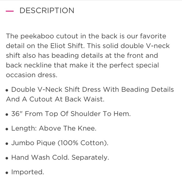 Lilly Pulitzer Eliot Shift in Papaya NWT - Picture 8 of 8